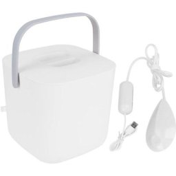 8L Mini Machine Laver Portable USB Alimenté Ultrasons Vêtements Sous-Vêtements Blanchisserie Blanc