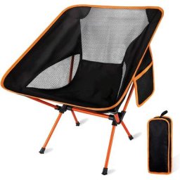 Dazzler - Chaise de Camping, Compacte Ultra Légère Chaise de Plage Pliable Portable Pliable Camping