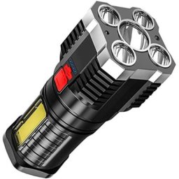 Lampe Torche Led Ultra Puissante 10000 Lumens, Lampe De Poche, extrêmement lumineuse, Étanche IP67,