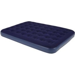 Matelas floqué double - 200cmx151cmx13cm - Bleu