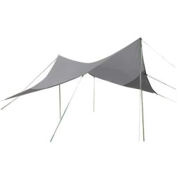 Bâche de camping 5x5 m Gris Bo-camp Gris