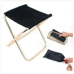 Sweevt - Tabouret de camping pliant Mini tabouret chaise de camping siège pliant portable pêche