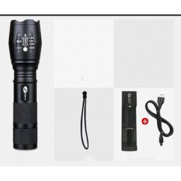 Torche Lampe de Poche LED, Lampe Torche Super Grande Lampe de Torche Ultra Puissante Ajustable