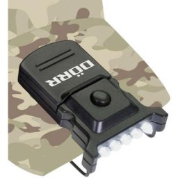 Lumière pour casquette led Dörr CL-5 z klipsem à pile(s) 11 g noir - noir