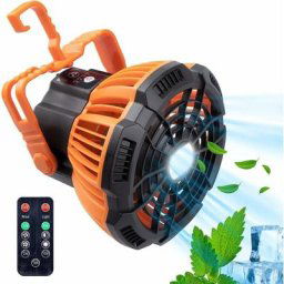 Ventilateur de Camping avec Lanterne led Ventilateur de Camping Rechargeable pour Tente Ventilateur