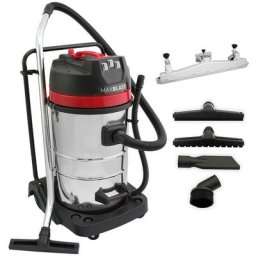 Maxblast Aspirateur Industriel de 80 Litres 3000W & Embout d'Aspiration Additionnel pour un