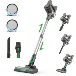 Aspirateur Balai sans Fil V9, Aspirateur sans Fil Puissant 25Kpa, Léger, 45 Min Autonomie,4 en 1