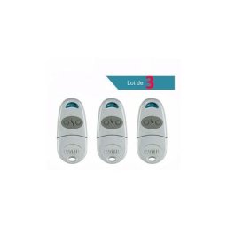Telecommande d'origine Came TOP432NA 3 pieces. Frequence de code fixe 433,92 MHz