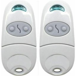 2, Blanc)Télécommande Universelle Portail, Télécommande pour Ouvre-Porte de Garage, émetteur de clé