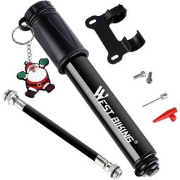 Pompe à Vélo Pompe Vélo avec Tuyau Rallongé pour vtt Velo de Route bmx Mini Bike Accessoire Ballon