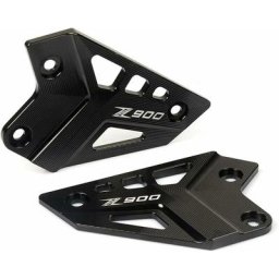 Repose-pieds arrière pour moto Kawasaki Z900 2017-2022 - En aluminium (noir)