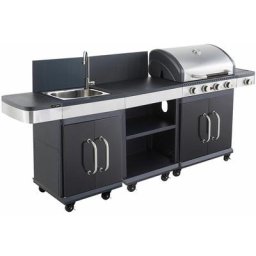 Cuisine extérieure modulable fidgi 4 - black - Cook'in Garden