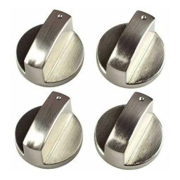 4Pcs Bouton Cuisinière 8mm Boutons de Poêle Gaz Universels en Métal à Gaz Cuisine Poêle Boutons,