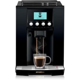 Cafetière Expresso avec broyeur à grains et écran LCD HYUNDAI - Noir