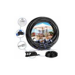 Brumisateur de Terrasse, 6M 5 Buse Système de Brumisation Brumisateur Jardin Refroidissement avec