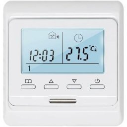 Thermostat d'ambiance Programmable avec Sonde 16A pour Chauffage au Sol Electrique, Numérique