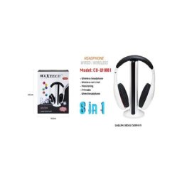 Trade Shop Traesio - Trade Shop - écouteurs Wifi Sans Fil Pour Tv Mp3 Mp3 Sans Fil Avec Fm Radio