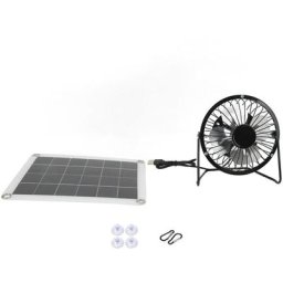 Ventilateur Alimenté par Panneau Solaire, Ventilateur D'extraction Solaire 6 w 5 v Double Interface