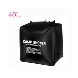 Sac de Douche Solaire, 40L Sac de Douche Solaire Sac d'eau Baignade chauffée à l'énergie Douche de
