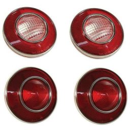 4 Pièces Queue de Voiture Et Sauvegarde Pour Corvette C3 1975 - 1979 Assemblage de Feu Arrière de