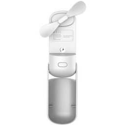 Ventilateur portatif brumisateur (blanc), ventilateur à main 3 en 1, mini ventilateur portable avec