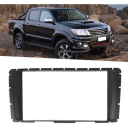 2Din 7in Navigation Fascias Frame dvd Radio Player Panel Trim Fits for Toyota Hilux/Fortuner