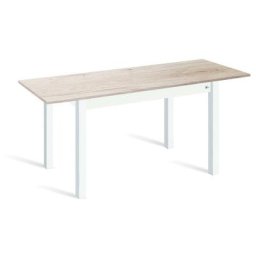 Portus - Table de Cuisine Extensible 110(160)x70 Aurora Pieds Blanc