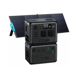 Kit de Station électrique Portable 1209Wh AC60 et B80 Batterie d'extension avec panneau solaire