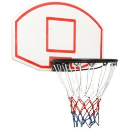 Decdeal - Panneau de basket-ball Blanc 71x45x2 cm Polyéthylène