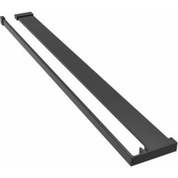 Vidaxl - tagère de douche pour paroi de douche à l'italienne Noir 80 cm Black