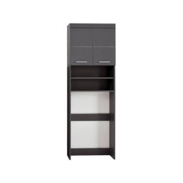 AmandaMandoBea Armoire de toilette avec miroir pour machine à laver, 2 portes, 2 compartiments