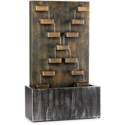 Blumfeldt - River Crossing Fontaine intérieur ou extérieur pompe 6W câble 10m - Bronze