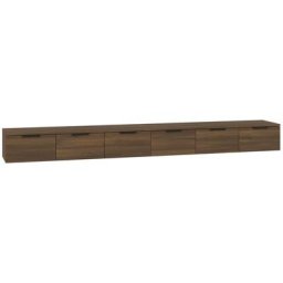 Set 2 meubles de télévision muraux équipés de 6 design moderne Design diverses couleurs couleur :