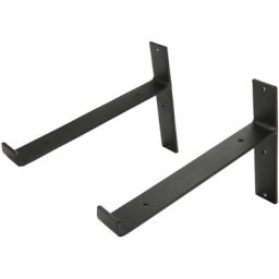 Augienb - 2PCS Supports d'étagère, supports d'angle d'étagère industrielle pour étagère rustique,