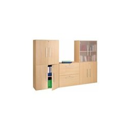 Module de bibliothèque modulaire hêtre - Maxiburo - Hêtre