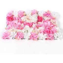 15 pièces de Panneaux muraux de Fleurs artificielles décor, Panneaux de Fleurs Roses pour Toile de