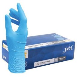 Gants Nitrile Bleu Non Poudré - Taille M - MP Hygiene