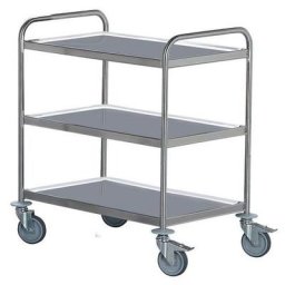 Chariot 3 Plateaux Inox 800x500 F=130 K G - Hupfer