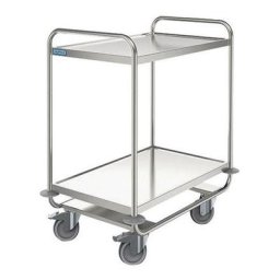 Chariot 2 Plateaux Inox 1000x600 F=160 Kg - Hupfer