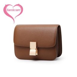 Famicare – sac à main en croûte de cuir pour femmes boîte de luxe rétro Tofu petit sac carré à