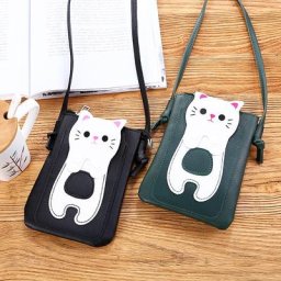 Sac à main en cuir pour téléphone portable sac à bandoulière pour étudiants sac à main de