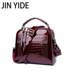 JIN YIDE-Sacs à main de styliste en cuir PU pour femmes sacoche de qualité à motif crocodile Danse