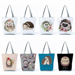 Sacs à main College de fleurs Kasgehog pour femmes sacs à main personnalisés Kawaii Cartoon