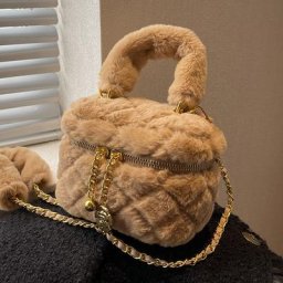 Sac à main en fausse fourrure pour femme sac à bandoulière initié sacs à main en peluche pour
