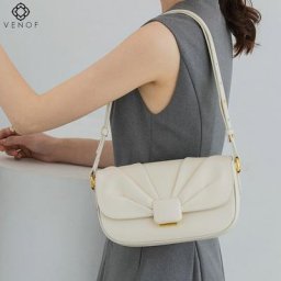 VENOF-Sac à Main en Cuir Solide pour Femme Sacoche à Bandoulière Déformable de Marque de Luxe de