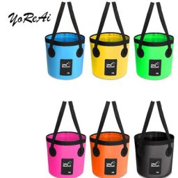 YoReAi – sacs à eau étanches de 12l et 20l seau pliable Portable pour la pêche