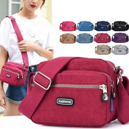 Sac à main en nylon imperméable pour femmes sacoche décontractée de styliste à bandoulière petite