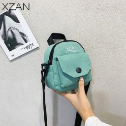 Mini sacs messager en toile pour femmes décontractés initiés bandoulière petits sacs à rabat