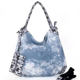 Sacs à main en cuir véritable et toile pour femmes élégants imprimés de fleurs pour loisirs