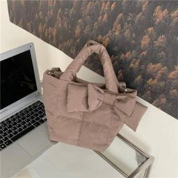 Sac à main matelassé en Nylon pour femmes fourre-tout de styliste marque d'hiver sac à épaule